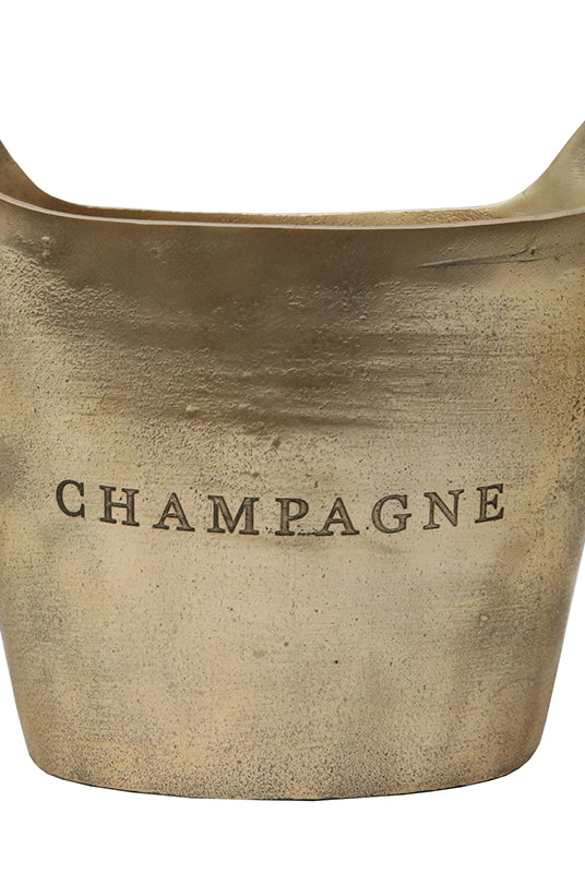 Aluminium Oval Champagne Bucket - Gold - Le Forge - [product type] - Magpie Style