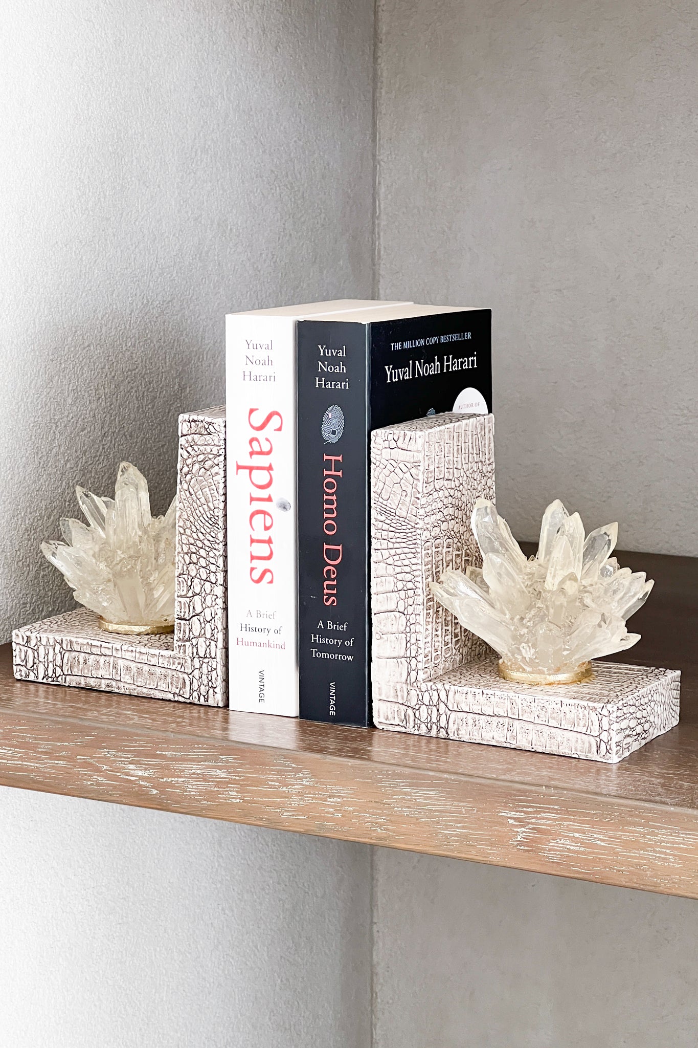MAGPIE HOME Quartz Crystal Bookends - Magpie Home - [product type] - Magpie Style