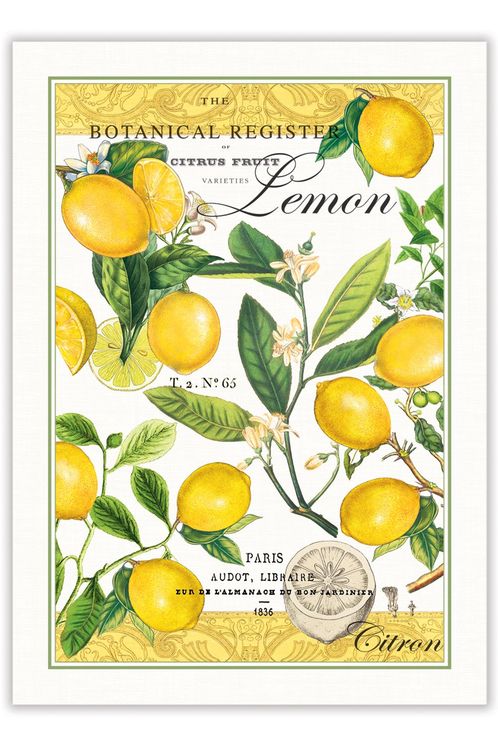 MICHEL DESIGN WORKS Tea Towel - Lemon Basil - MICHEL DESIGN WORKS - [product type] - Magpie Style