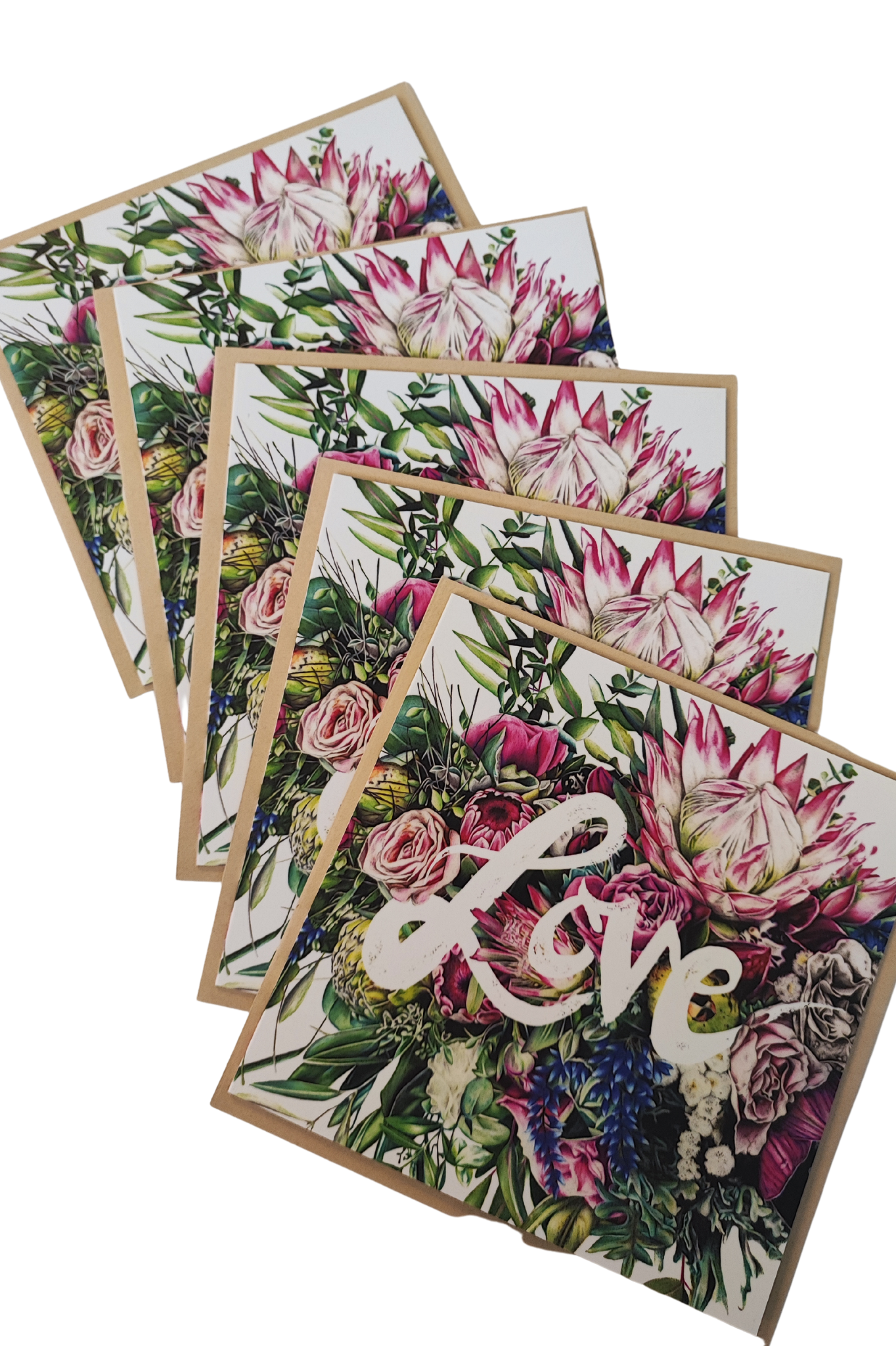 Cards - Pack of 5 - Love - Livewires - [product type] - Magpie Style