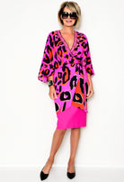 CAMILLA Draped Front Wrap Dress - Always Change Your Spots - CAMILLA - [product type] - Magpie Style